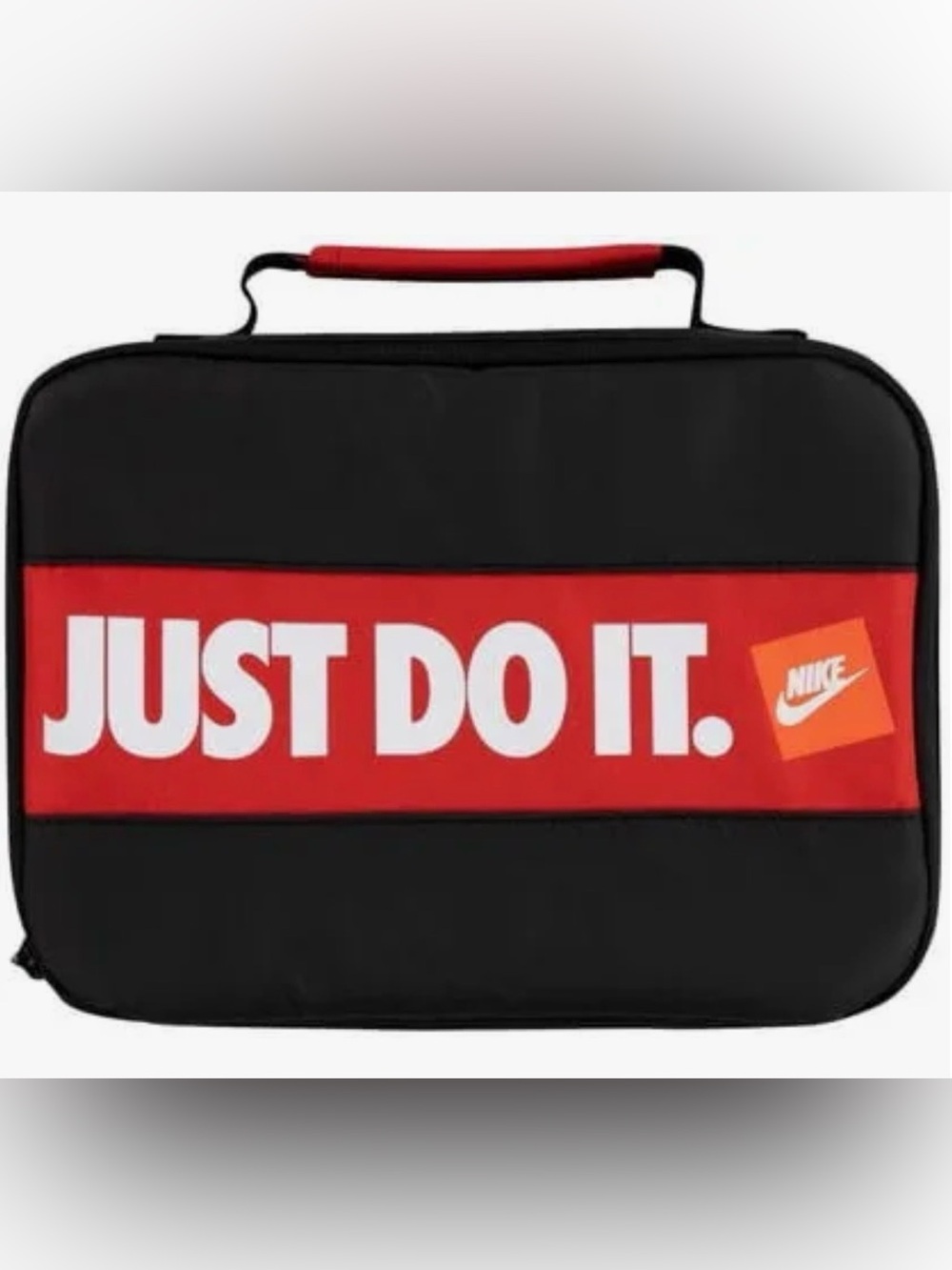 Nike Just Do It Bumper Sticker Fuel Pack Insulated Lunch Bag, University Red